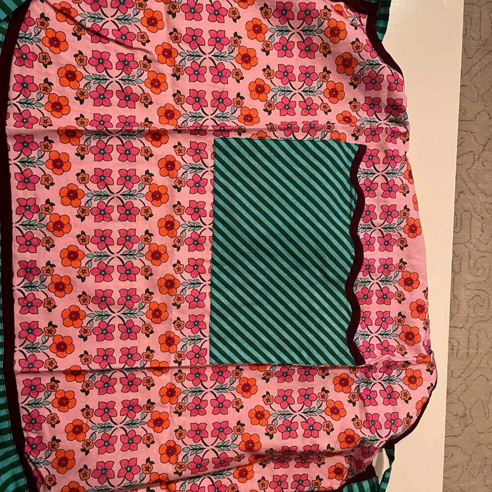 I Want It All and Would Like It Delivered Colorful Apron NWT Cotton Hostess Gift